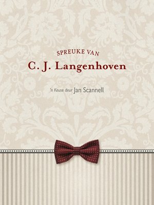 cover image of Spreuke van C.J. Langenhoven